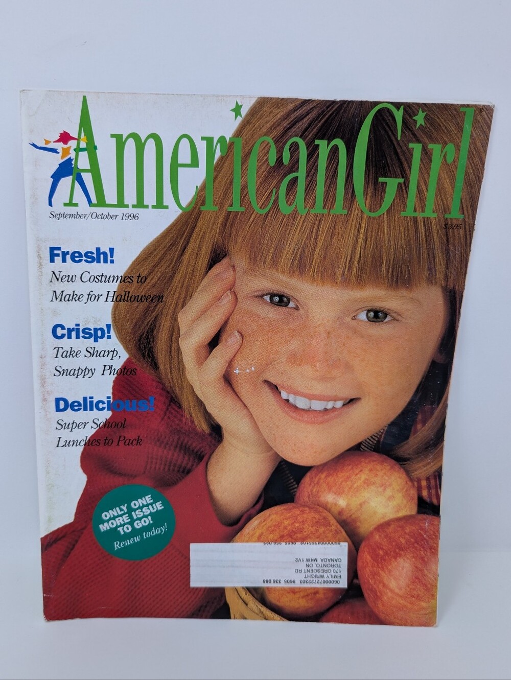 American Girl Magazine September October 1996 No Paper Doll Insert